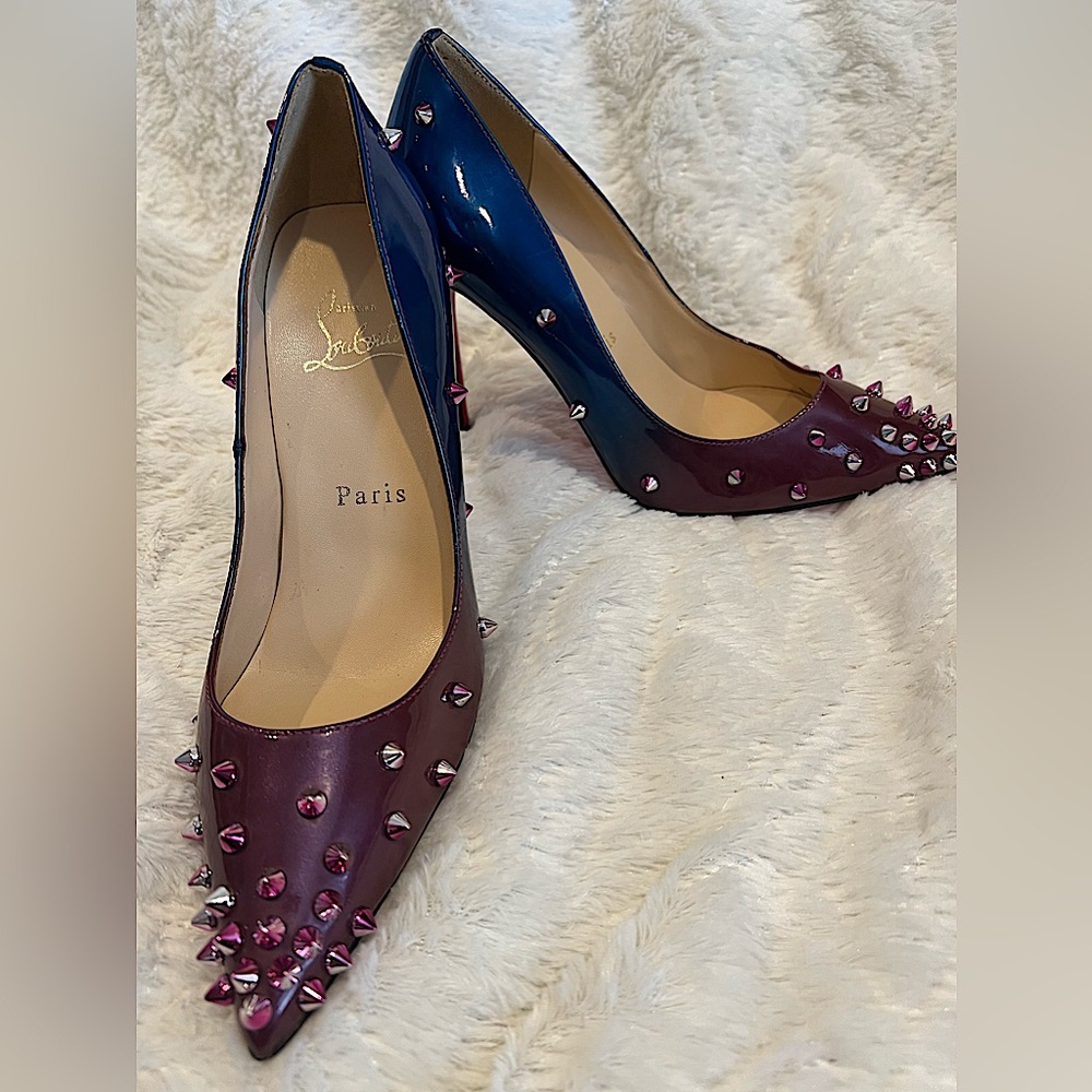 ✨💯 Authentic Christian Louboutin Rockstud studded pointed toe Pump 👠❤️